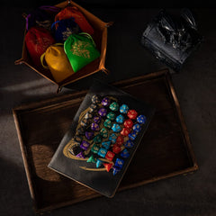 PUGED six-pack dice bags neatly display for travel and storage
