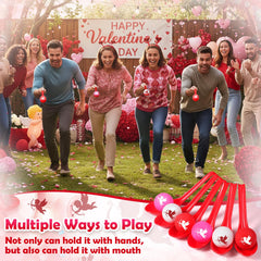 PullCrease cupid angel balls close-up provide colorful play cues.