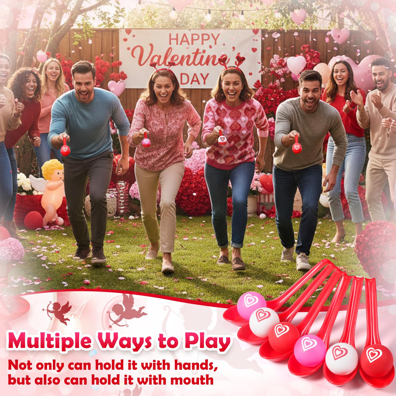 PullCrease durable plastic spoons withstand repeated rounds and races.