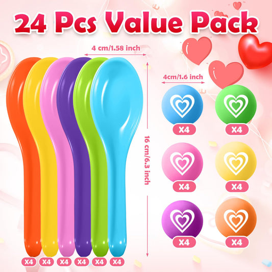 PullCrease heart-balls-colored add colorful flair for celebrations.
