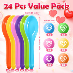 PullCrease heart-balls-colored add colorful flair for celebrations.