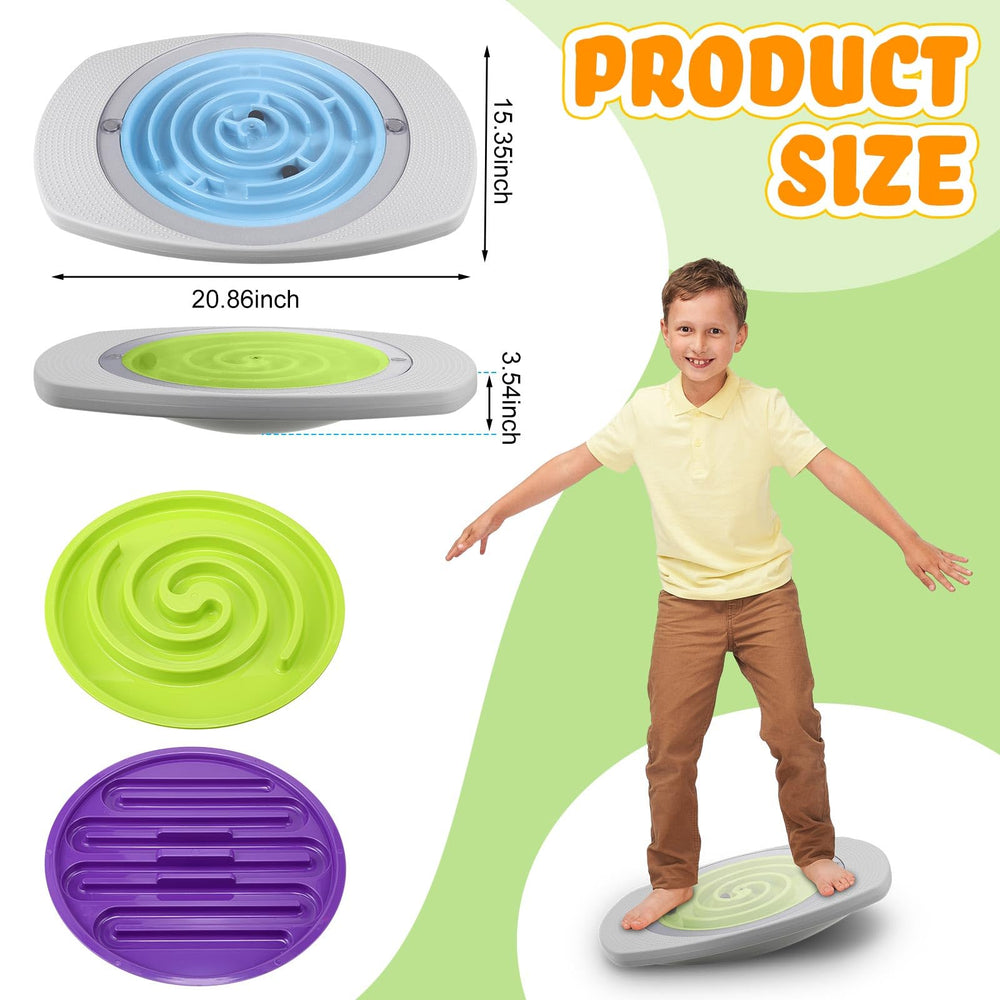 PullCrease labyrinth boards in vibrant purple, green, blue stimulate engaging, color-led workouts