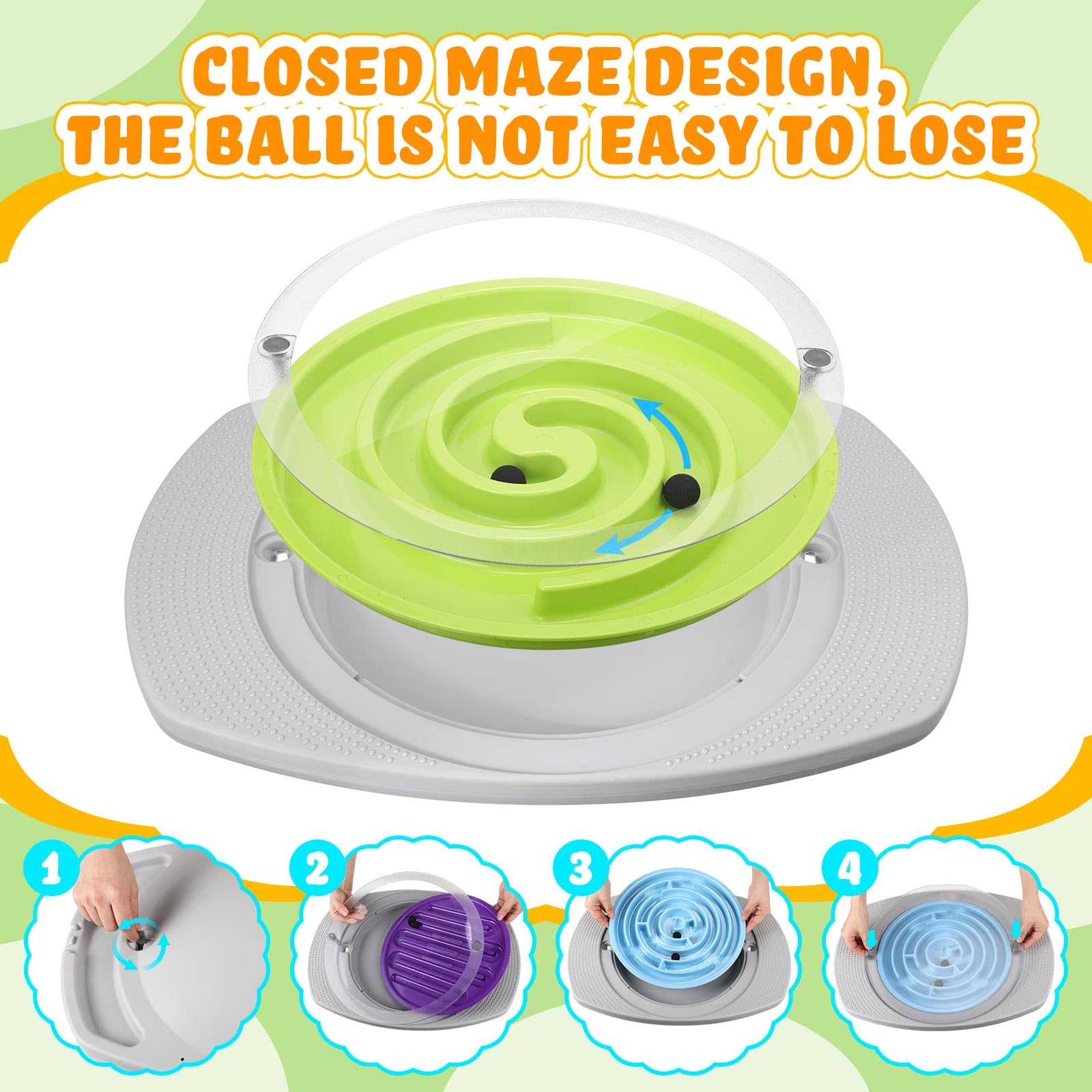 PullCrease non-slip pedals keep little feet secure during practice
