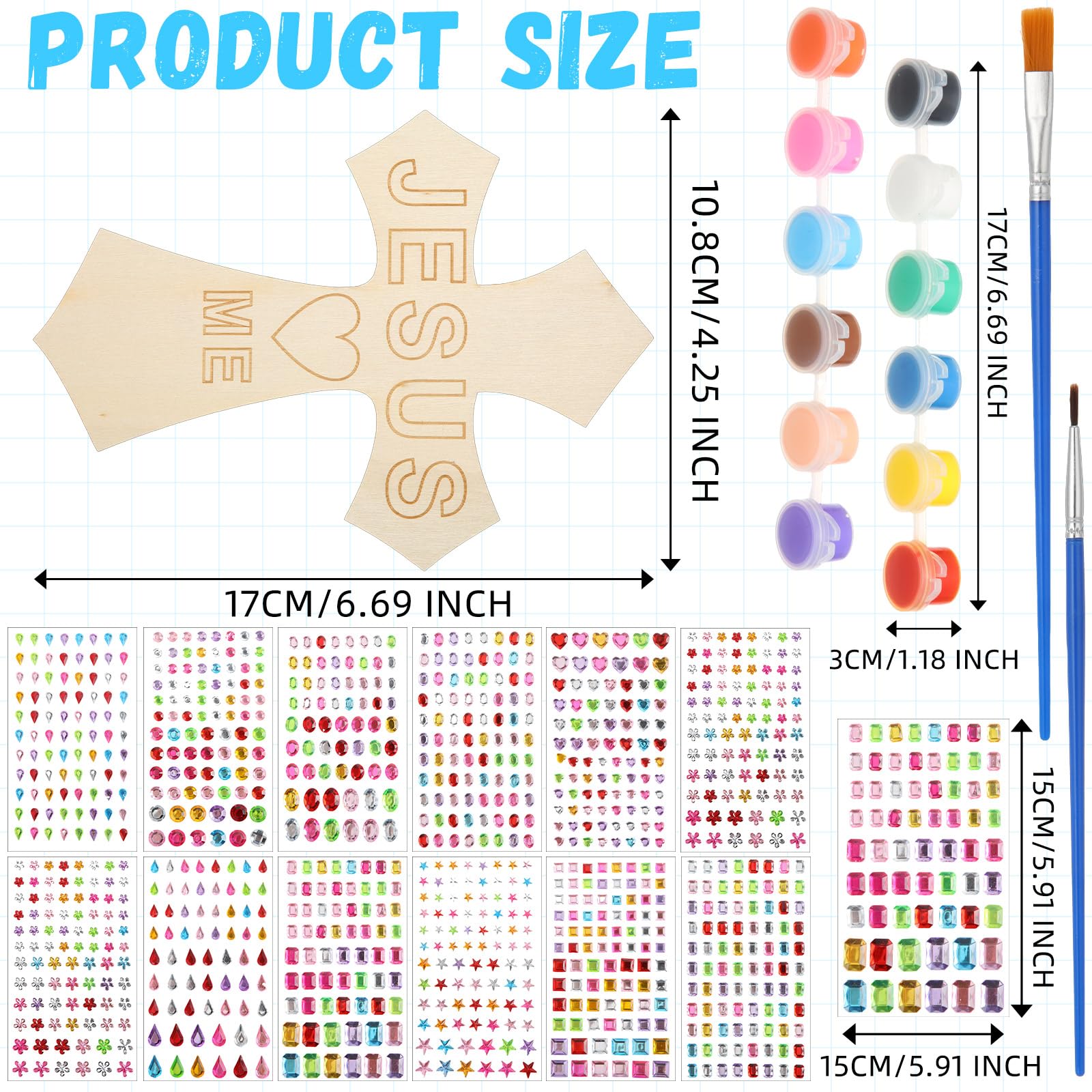 PullCrease paint set with 12 acrylic colors for vibrant decorating