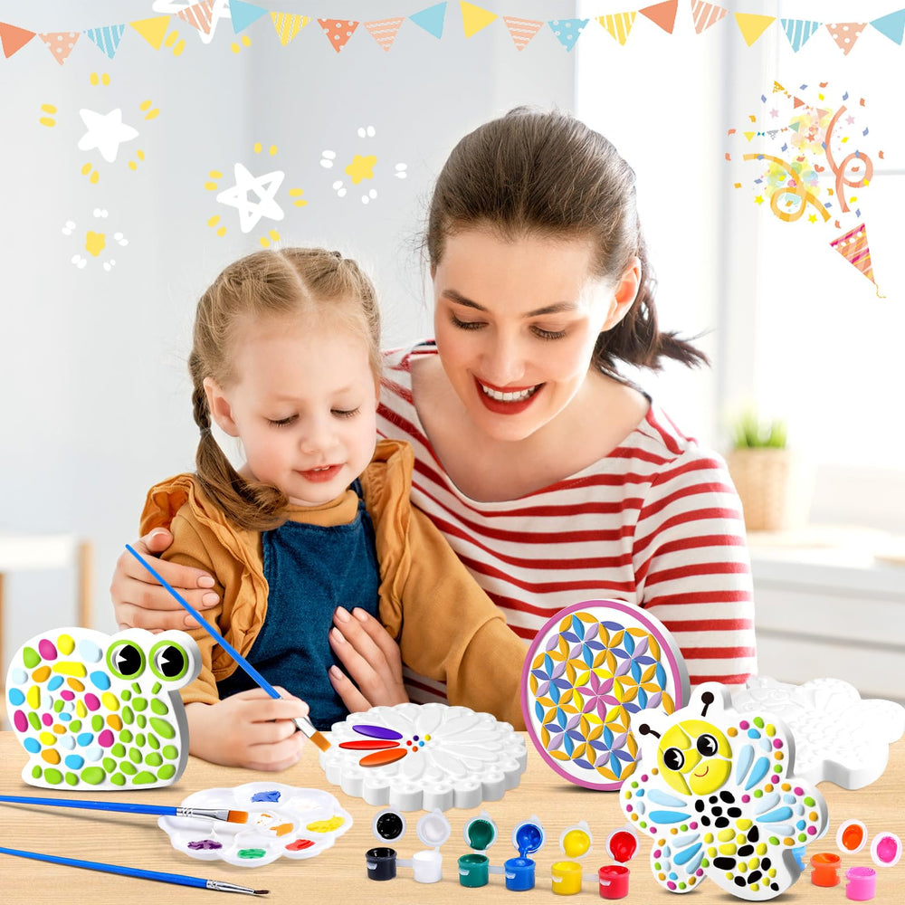 PullCrease stepping stone butterfly: decorative stones for hands-on color exploration.