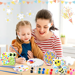 PullCrease stepping stone butterfly: decorative stones for hands-on color exploration.