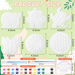 PullCrease stepping stone turtle: easy painting project to nurture fine motor skills.