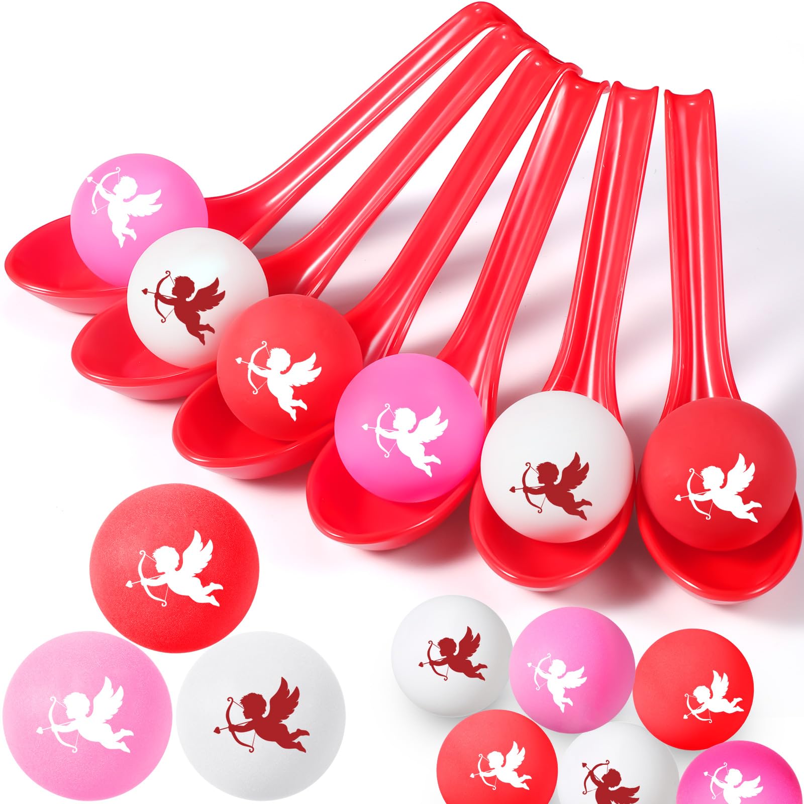PullCrease valentines spoon relay 24-pack boosts group fun and coordination.