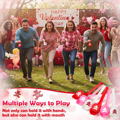 PullCrease rose bear balls for festive group games.