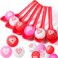 PullCrease Valentine spoon relay set ready for indoor or outdoor party fun.