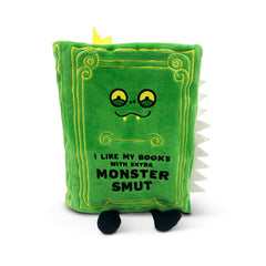 Punchkins Book Plushie with embroidered cover details for cozy reading decor.