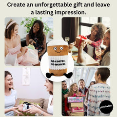 Punchkins Coffee Plushie packaging-ready gift box conveys fun and memorable surprise.