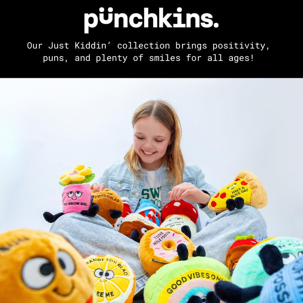 Punchkins display-friendly pose suits desks or bookcases.