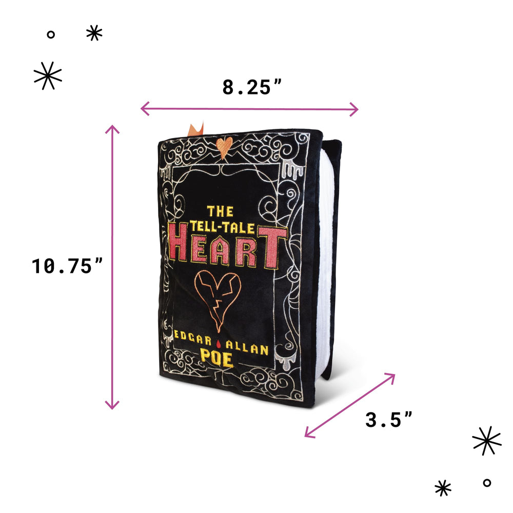 Punchkins Tell-Tale Heart weighted base provides sturdy balance on desk or shelf