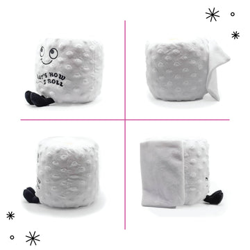 Punchkins toilet-roll plushie soft fabric texture and cozy feel