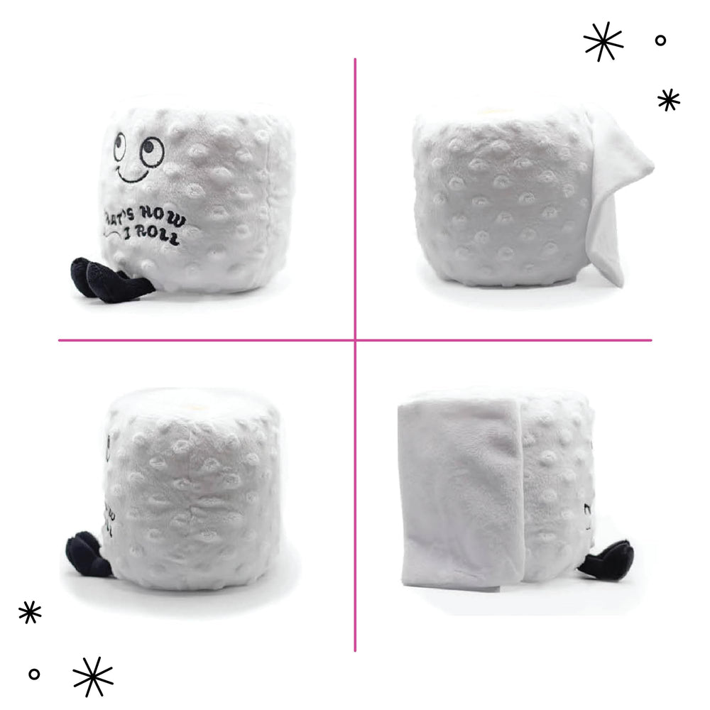 Punchkins toilet-roll plushie soft fabric texture and cozy feel