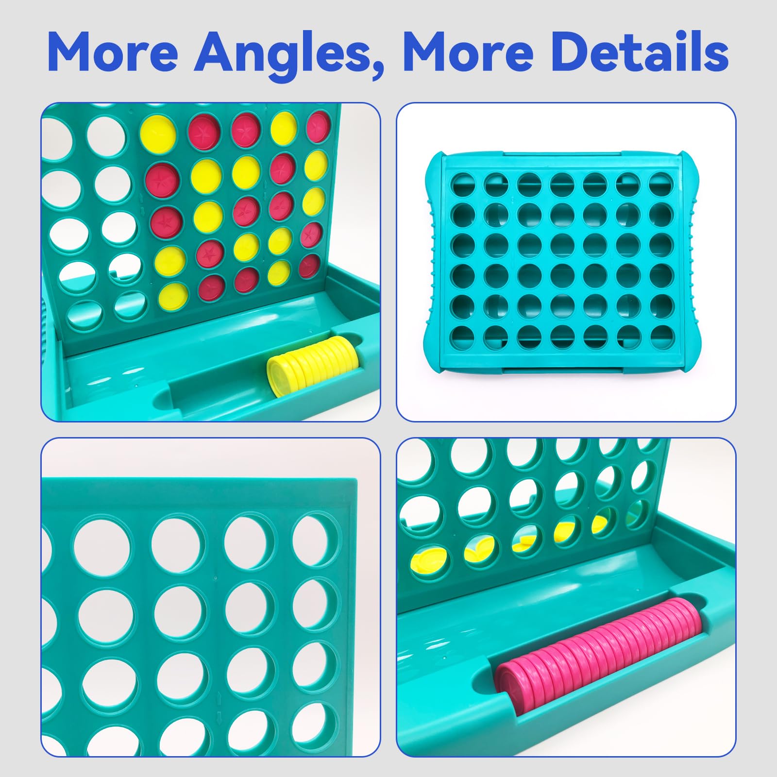 Pup Go four in a row fold-and-play gameplay for ages 3 and up.