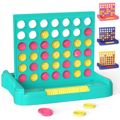 Pup Go four in a row foldable board, portable family game for home or travel.