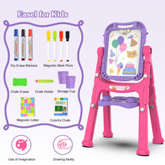 PUPPSITTY gift-ready art easel enhances birthdays and holidays for preschoolers.