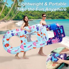 PuppyuWill tether clips enable safe pairing of two loungers for shared fun.