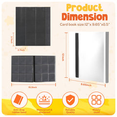 PUPTILY binder showing 20 pages of 9-pocket sheets for expansion.