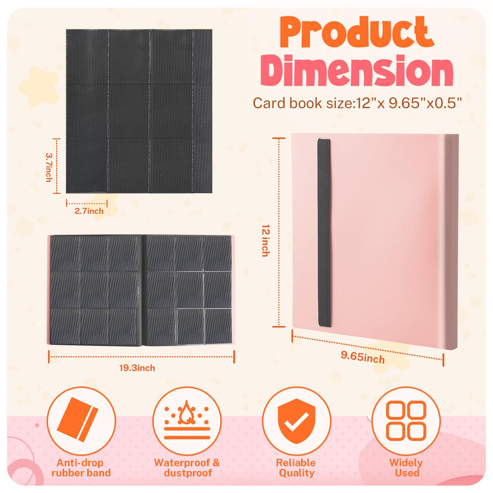 PUPTILY Card Binder 360-card capacity for growing collections.
