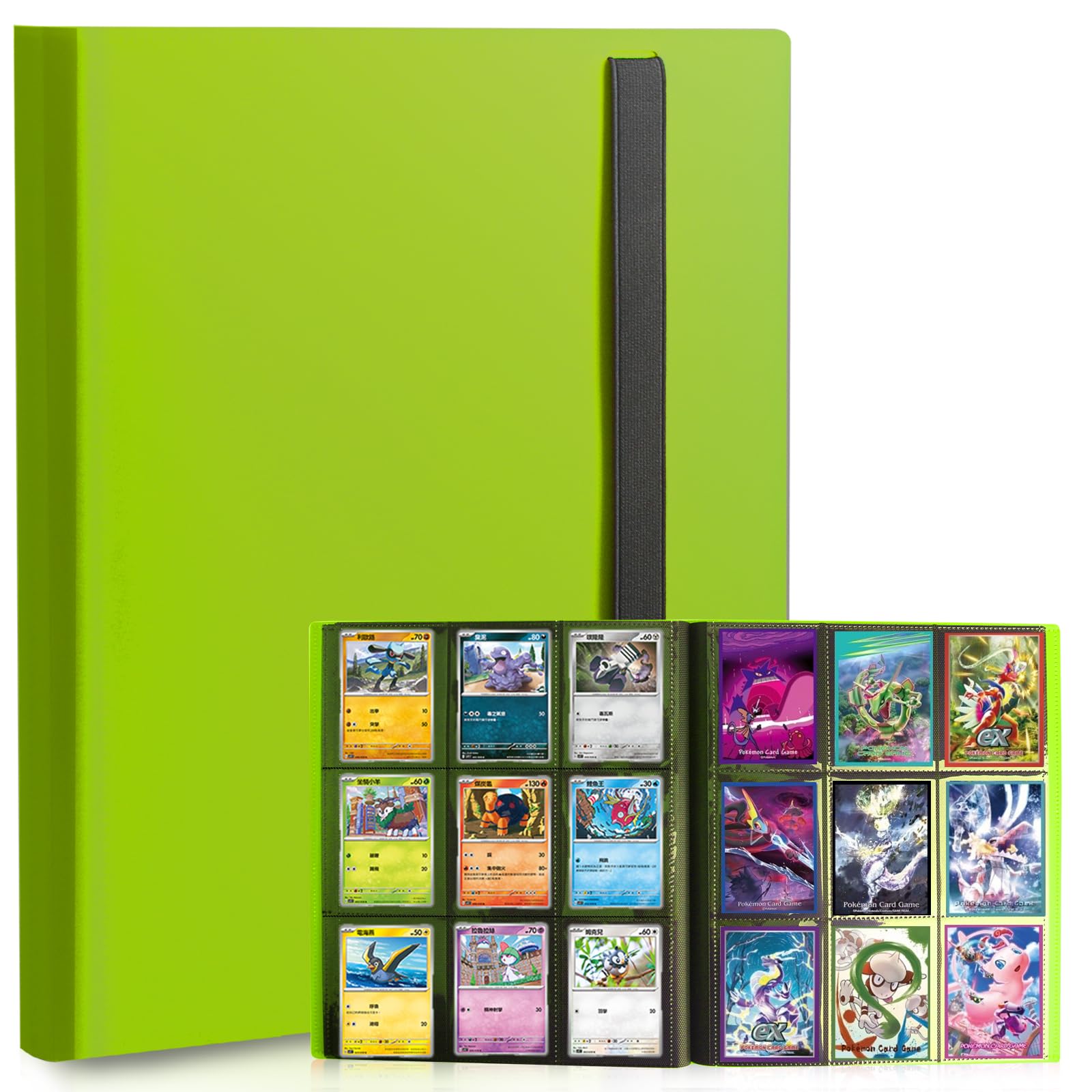 PUPTILY card binder with 360-card capacity for organized collections.