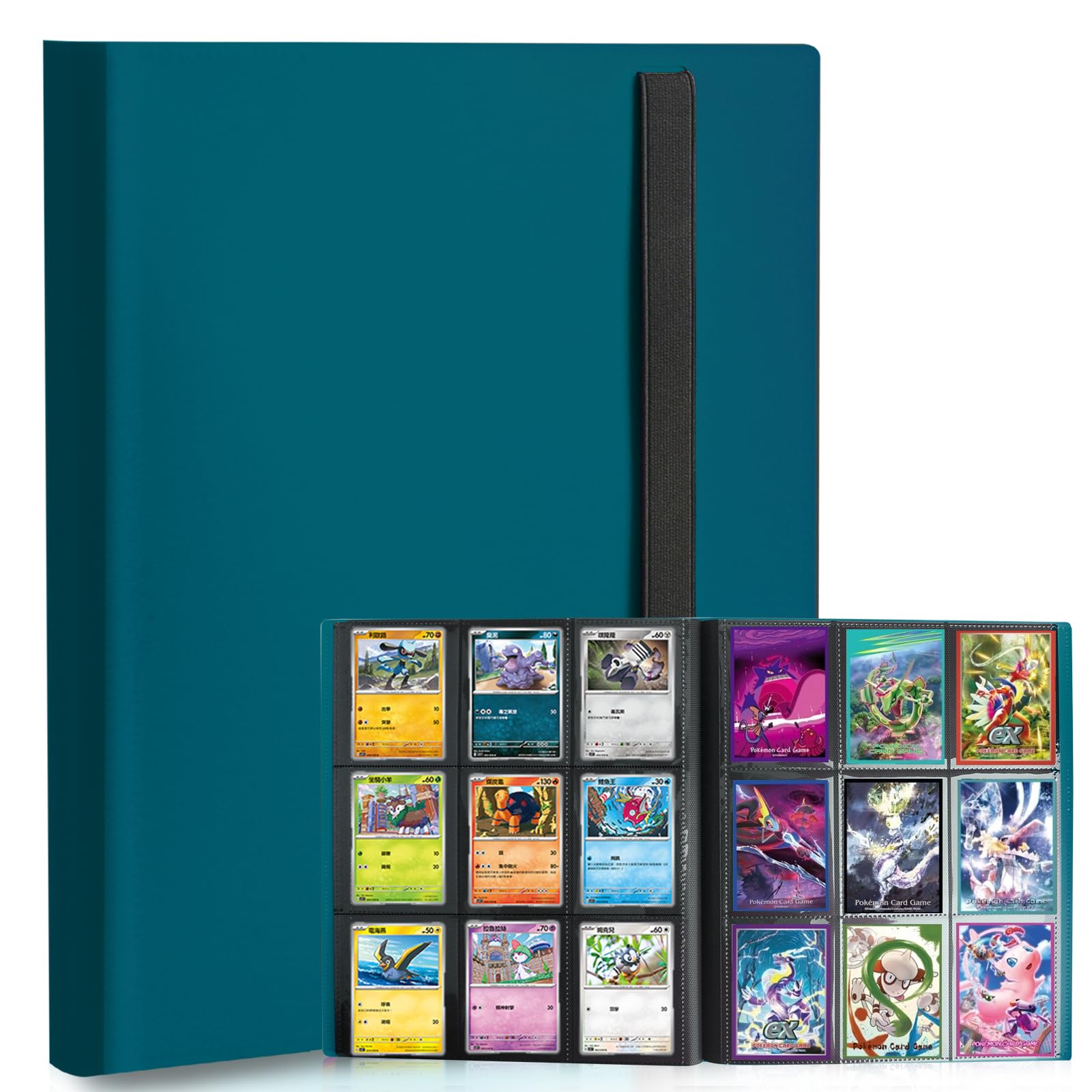 PUPTILY card binder 9-pocket layout for organized viewing