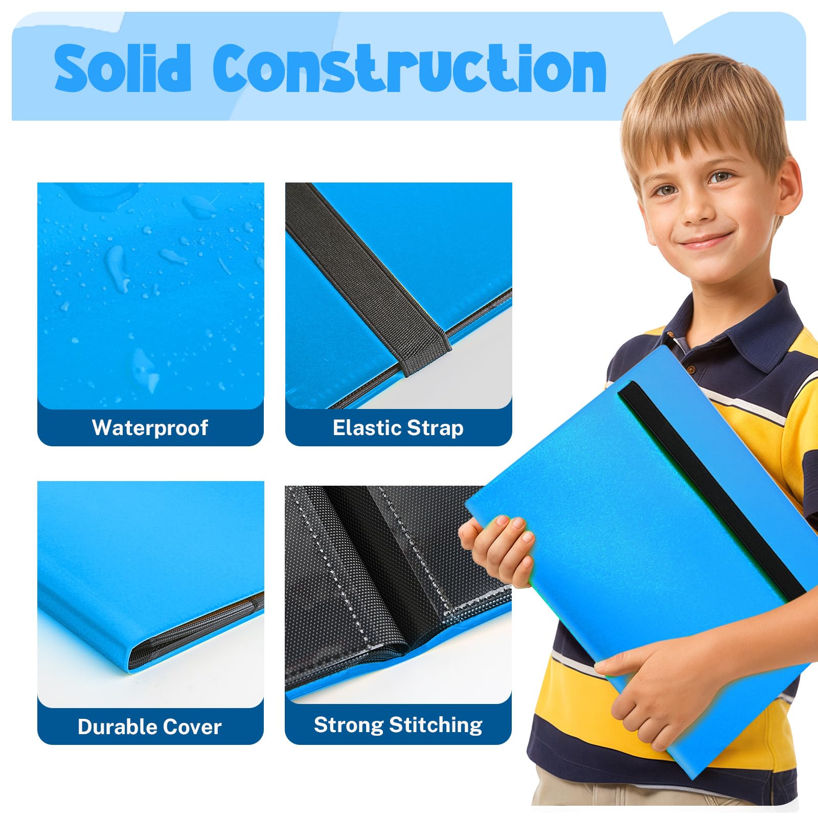 PUPTILY binder sleeves provide crystal-clear visibility of cards.