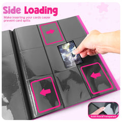 PUPTILY card binder compatible with MTG, TCG, baseball and other standard cards.