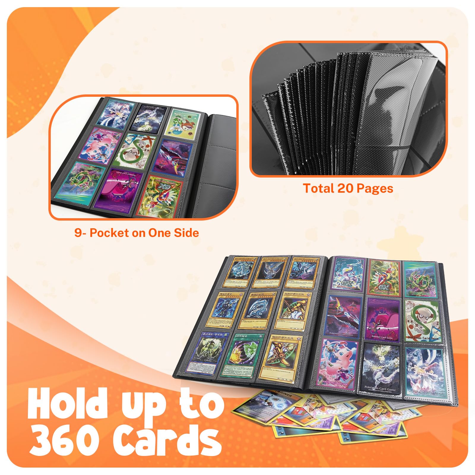 PUPTILY clear pocket visibility enabling easy card viewing
