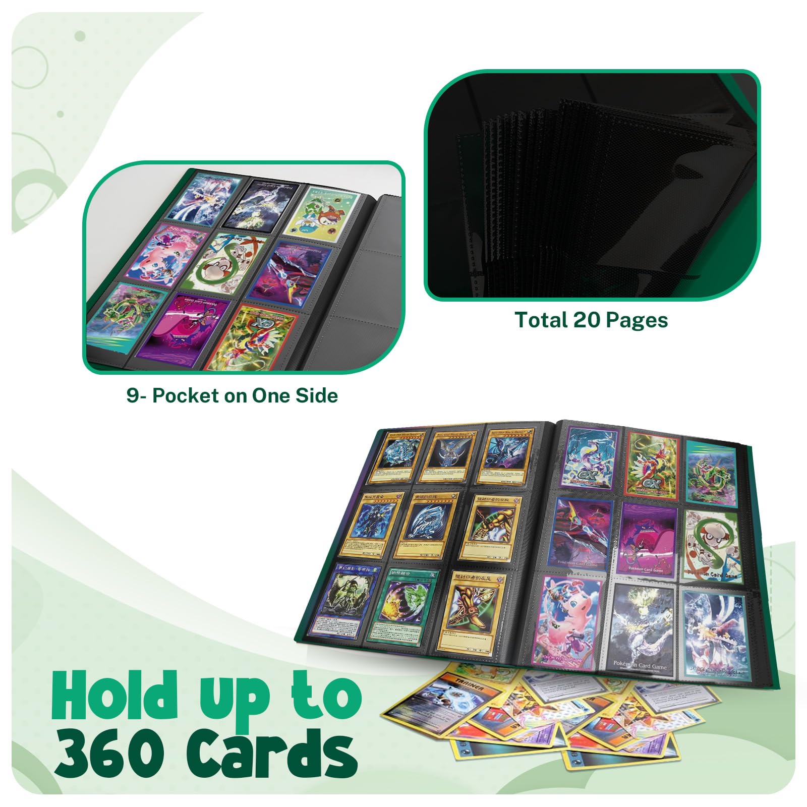 PUPTILY clear sleeves offer crystal-clear visibility and protection.