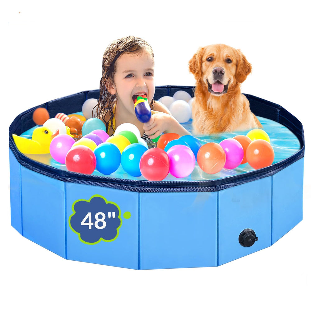 PUPTILY foldable dog pool provides easy setup and compact storage.