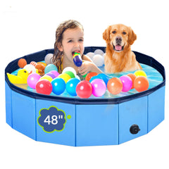 PUPTILY foldable dog pool provides easy setup and compact storage.
