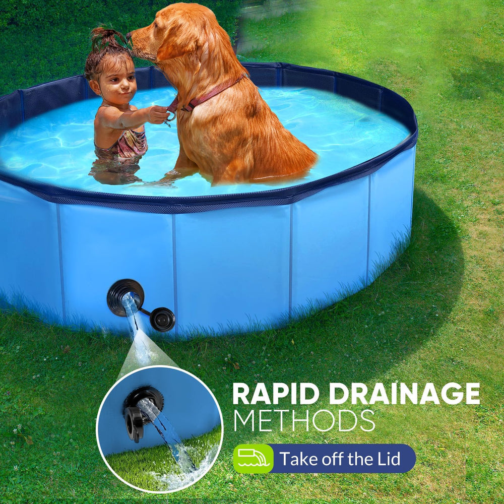 PUPTILY dog pool compact foldability for travel and storage