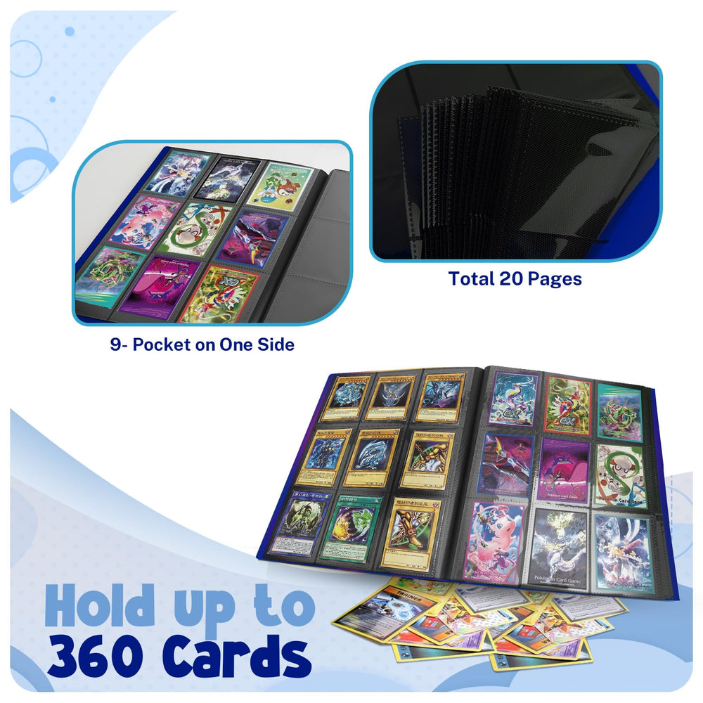 PUPTILY acid-free polypropylene protects cards from bending and wear.