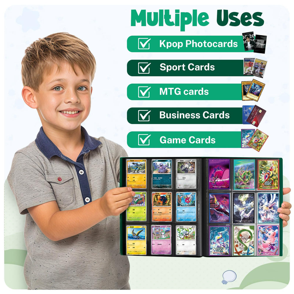 PUPTILY durable polypropylene construction protects cards from bending.