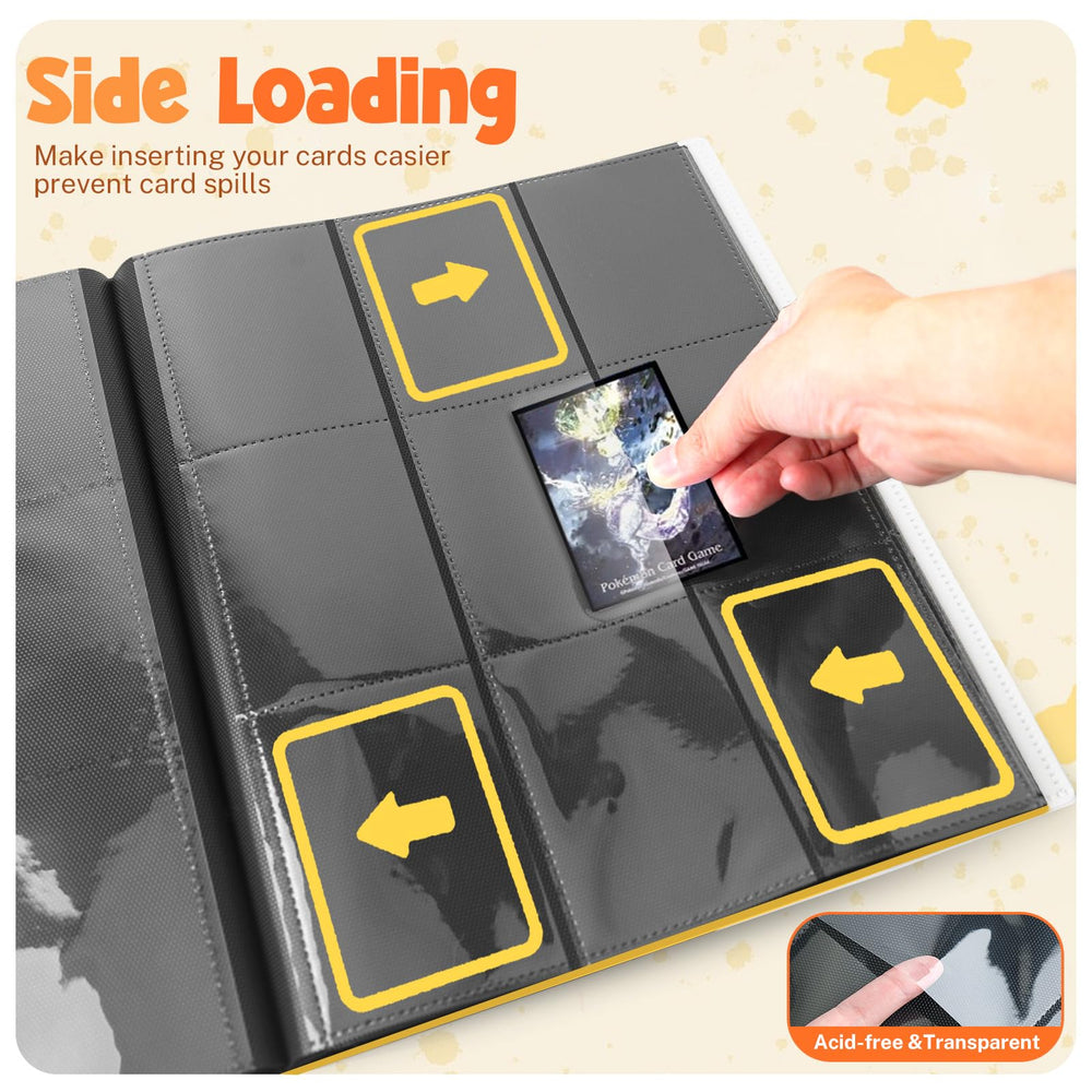 PUPTILY white design binder, a stylish gift for collectors.
