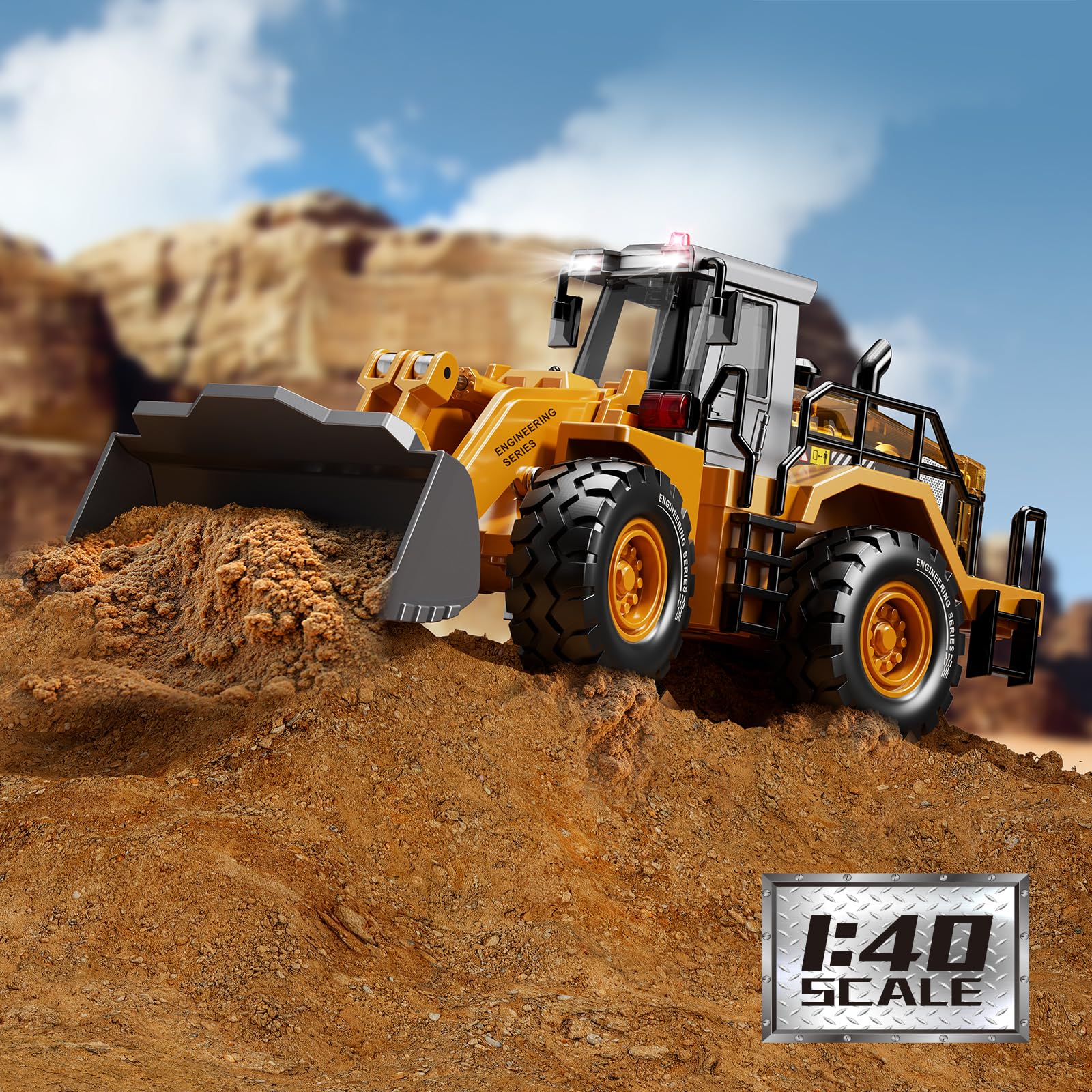 Pupu Pig bulldozer comes in a gift-ready box for gifting.