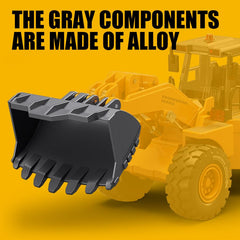Pupu Pig bulldozer with movable arm and bucket supports interactive scooping.
