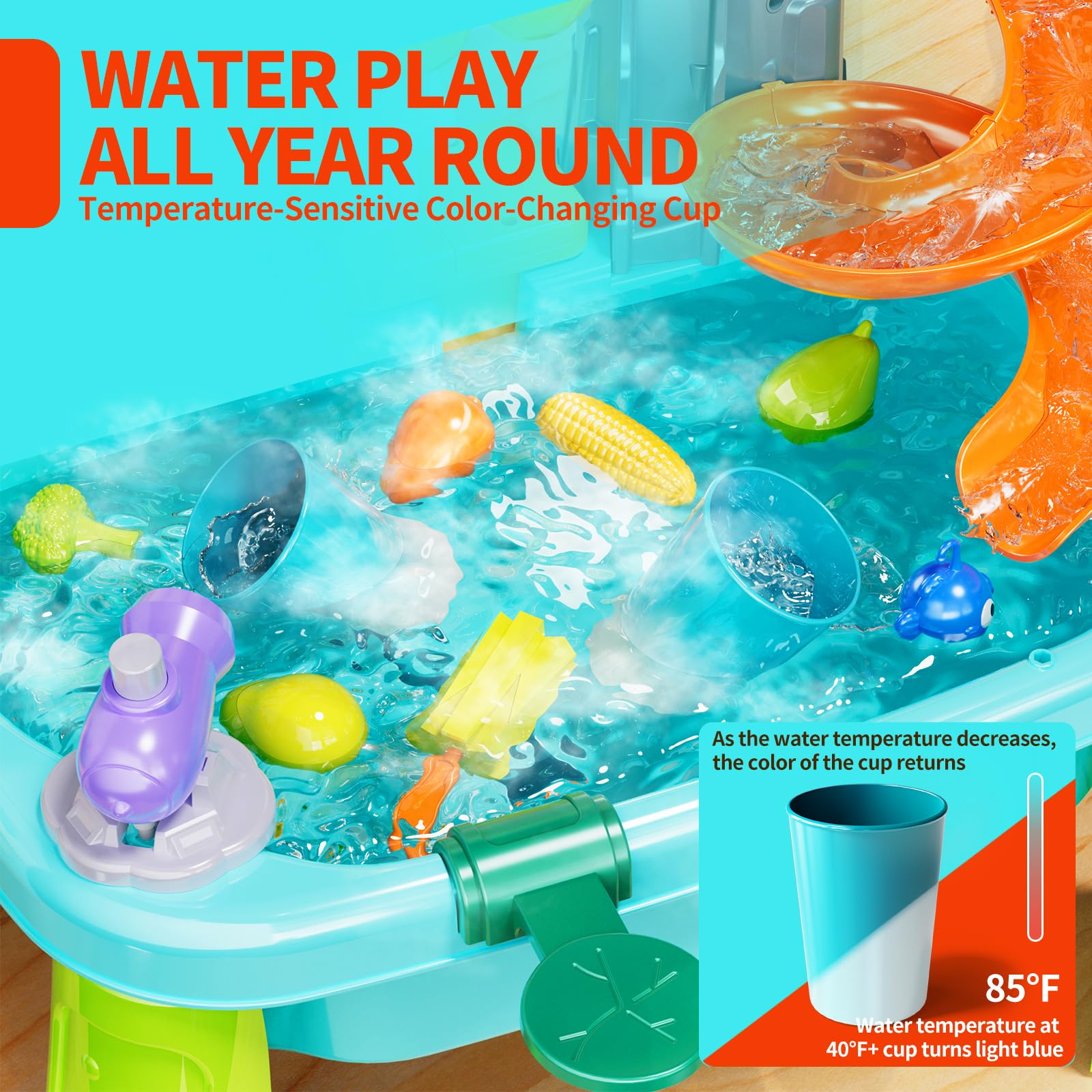 Pupu Pig color-changing cup shows temperature cues for safe handling