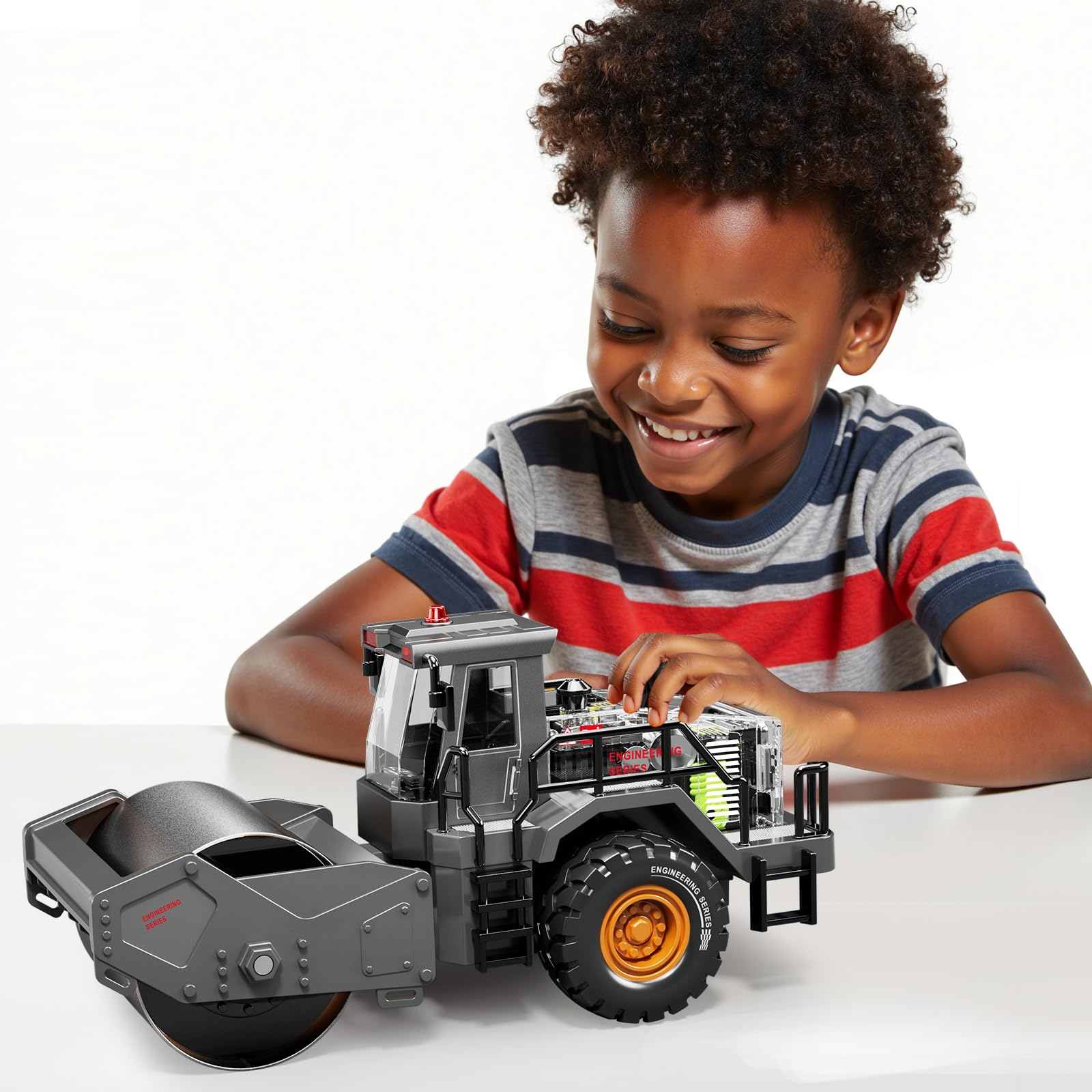 Pupu Pig roller wheels rotate 360 degrees for versatile on-any-surface play.