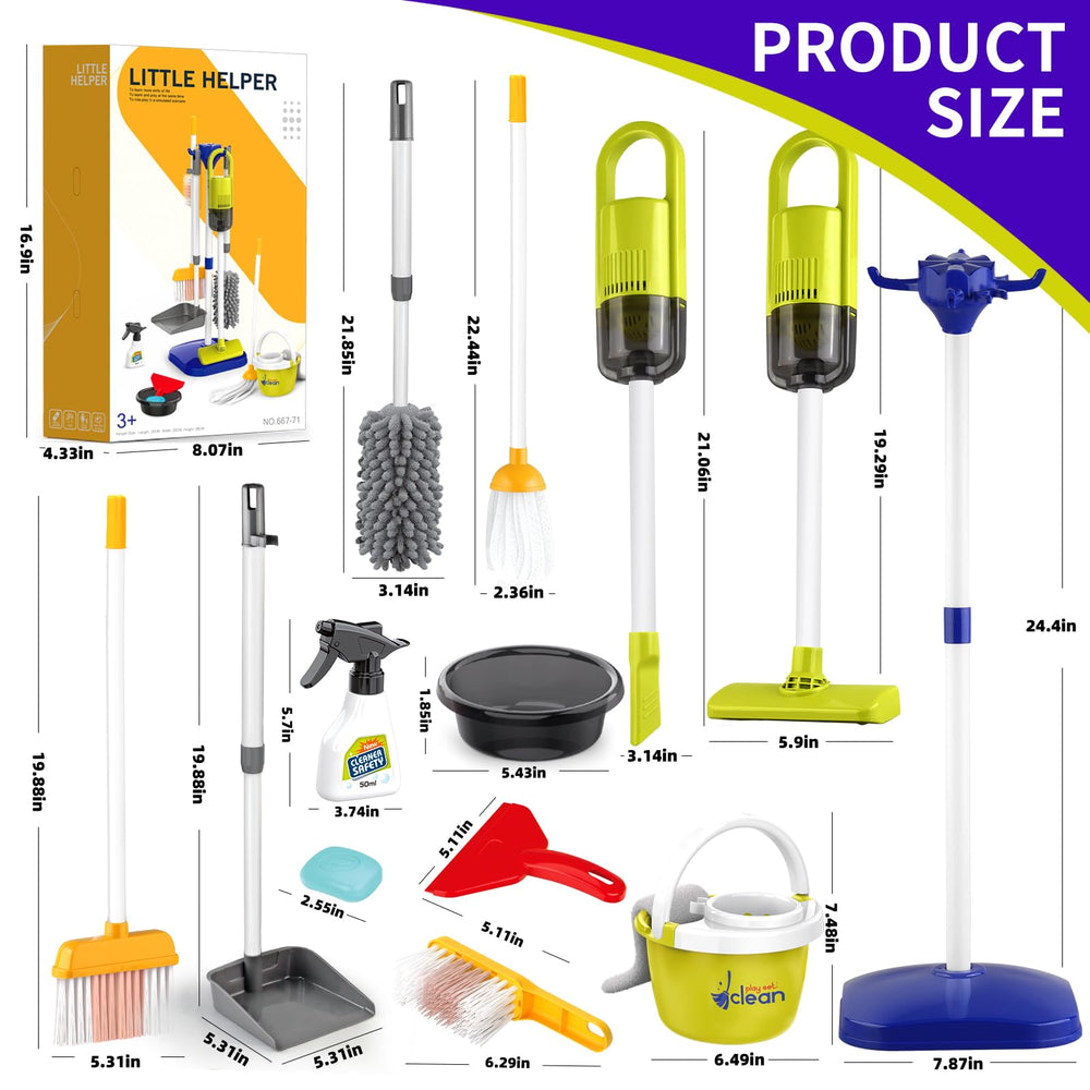 Pupu Pig vertical storage rack keeps tools tidy after playtime