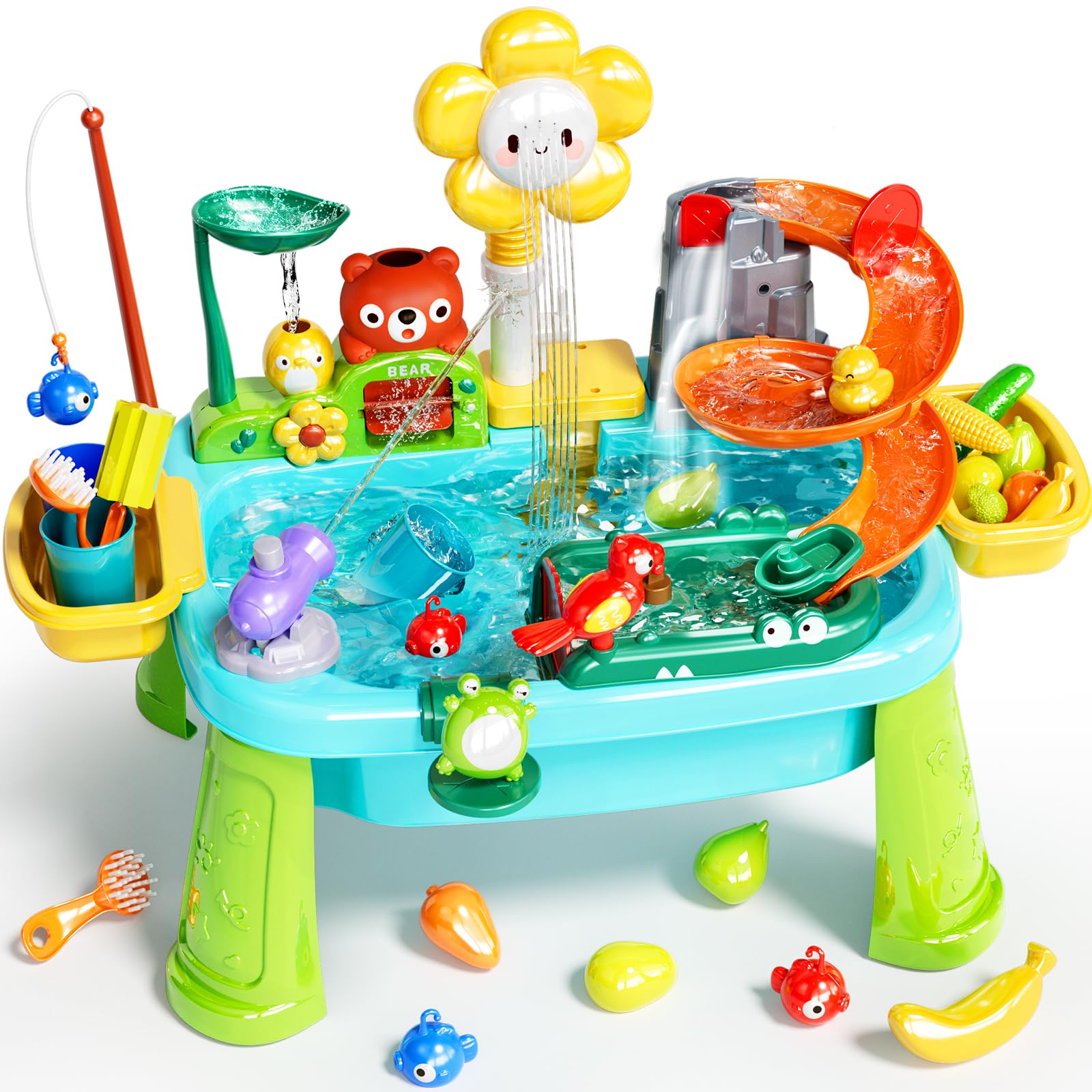 Pupu Pig water table play sink set boosts imaginative sensory play