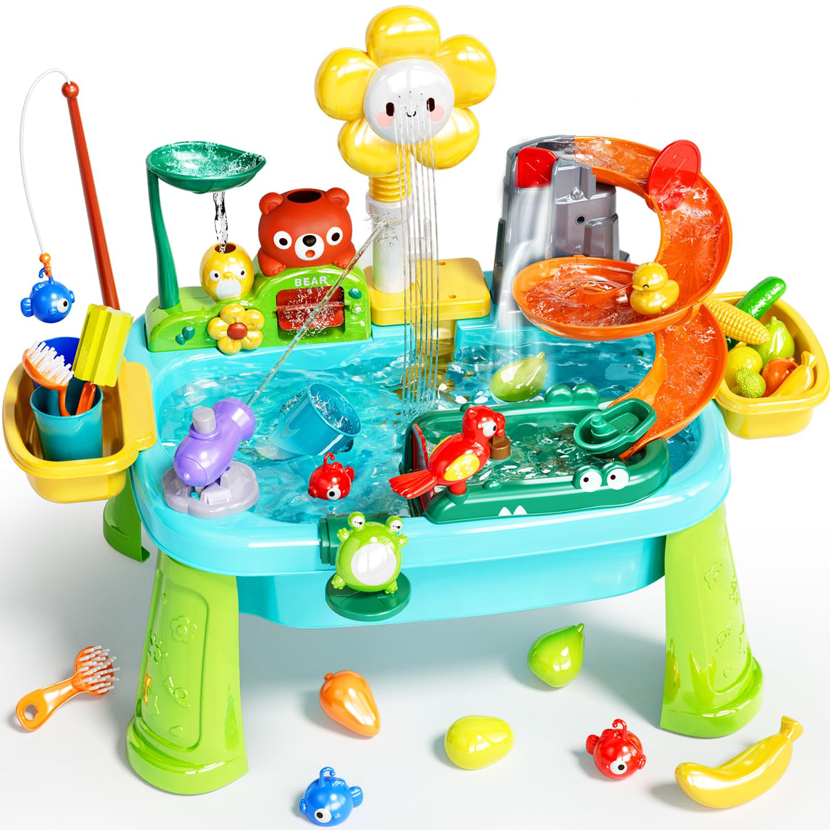 Pupu Pig water table play sink set boosts imaginative sensory play