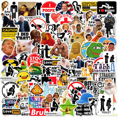Puraesla 105pcs stickers pack with diverse large designs for personalizing items