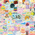 Puraesla affirmation stickers holographic quotes shine on surfaces, perfect for journals and motivation.