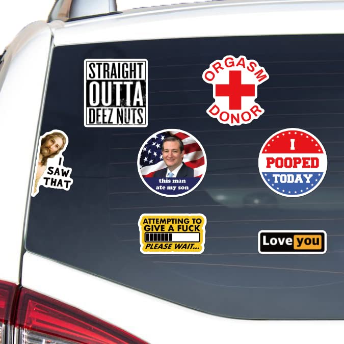 Puraesla stickers on laptop demonstrate playful decor with durable vinyl