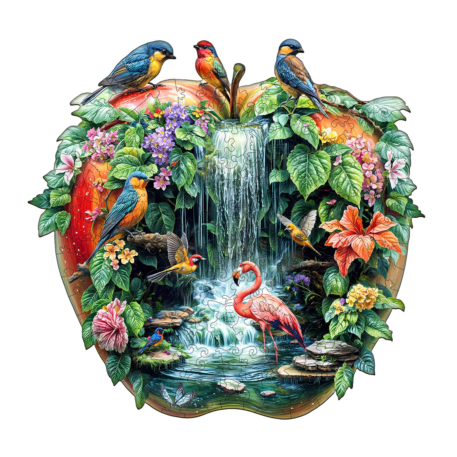 Purdicra Paradise Garden Puzzle Box shows nature-inspired art for stylish décor