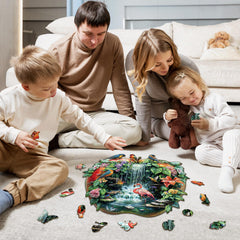 Purdicra smooth-finish wood prevents cracks and odors for a clean puzzle experience